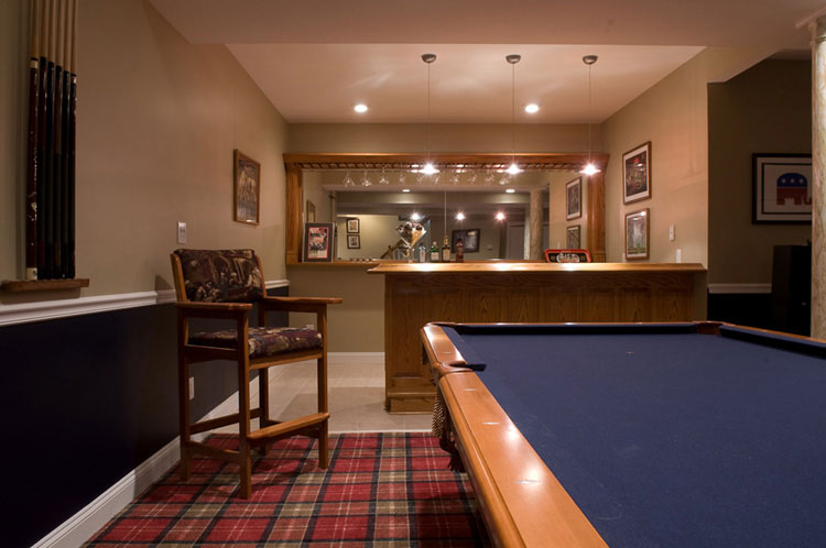 Finished Basements from SAH Builders for remodelling kids playroom & creating space